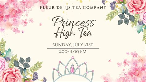 Princess High Tea, 58265 North Cooper Road, Amite, LA, United States ...
