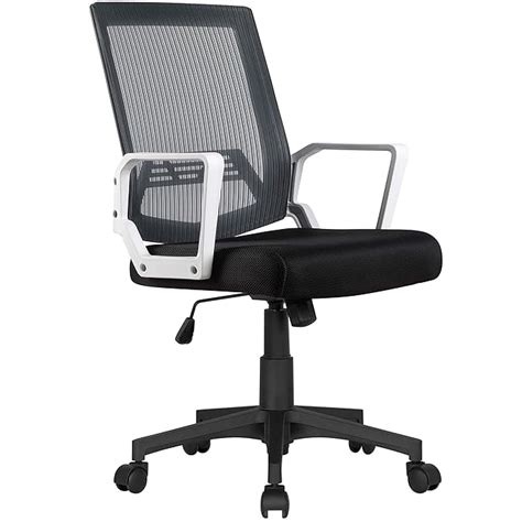 Yaheetech Adjustable Computer Chair Ergonomic Mesh Work Chair Reclining ...
