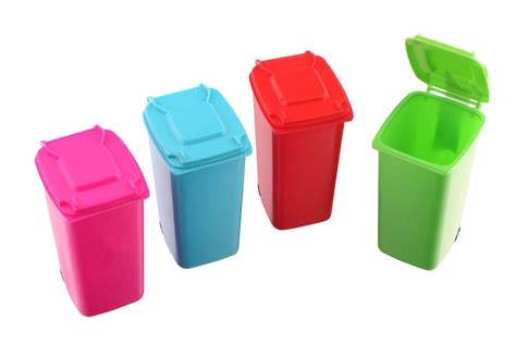 Lifestyle-You™ Tabletop Mini dustbin Wheelie dustbin(Pack of 4) Design ...