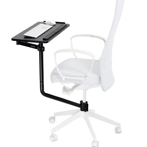 Amazon.com: VIVO Office Chair Mounted 26 x 12 Inch Keyboard and Mouse Tray, Ergonomic Tilt, Full ...