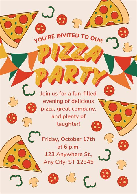 Pizza Party Graphic
