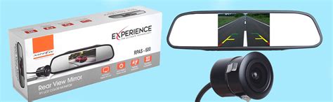 Nippon Rear View Mirror with Backup Camera for Reverse Parking- 4.3 ...