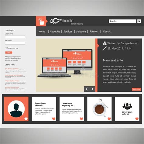 JavaScript Website Template Design 的图像结果
