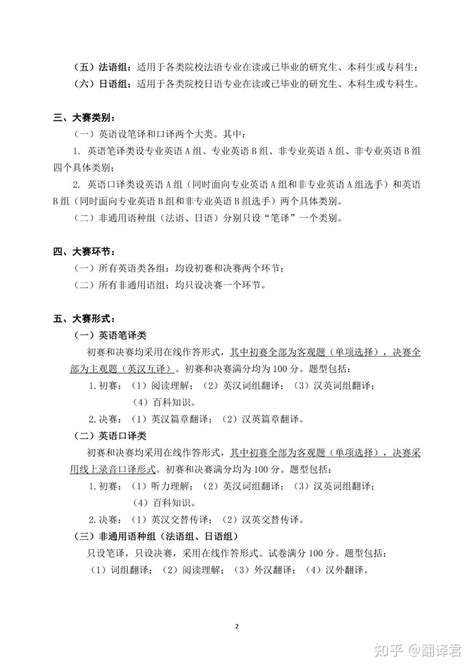 第28届湖北省翻译大赛决赛获奖名单（笔译非专业英语A组） - 知乎