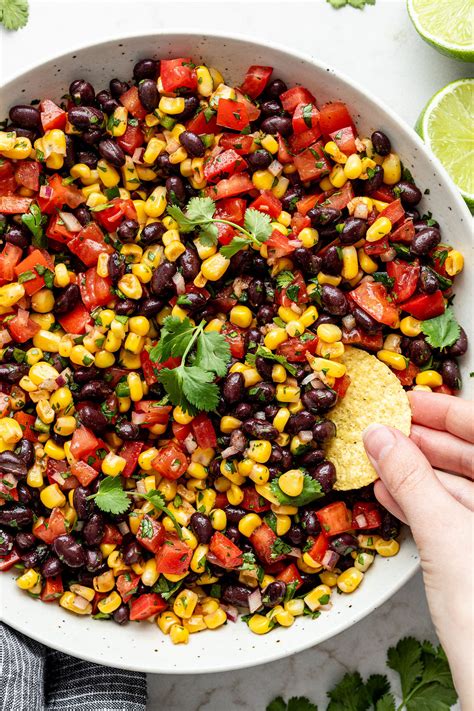 Black Bean Corn Salsa (Easy Dip + Taco Topping!) - Real Food Whole Life