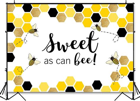 Avezano Sweet As Can Bee Backdrop for Girl Baby India | Ubuy