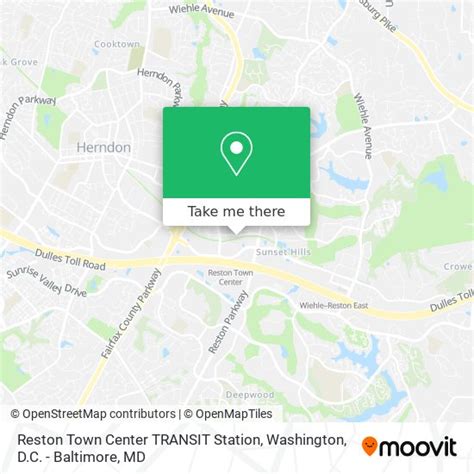 How to get to Reston Town Center TRANSIT Station in Fairfax County by ...