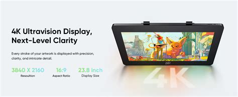 Amazon.in: Buy XPPen Artist Pro 24 (Gen2) 4K Drawing Display, 23.8-inch ...