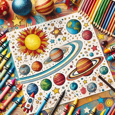 Solar System Coloring 的图像结果