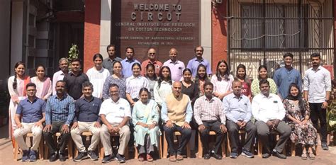 ICAR-CIRCOT Mumbai organized training program on ‘Smart Textiles and ...