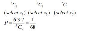 Five numbers x1, x2, x3, x4, x5 are randomly selected from the numbers ...