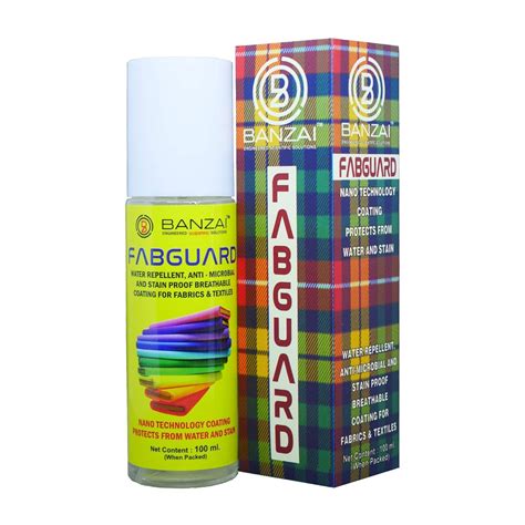 BANZAI; ENGINEERED SCIENTIFIC SOLUTIONS Fabguard Fabric Protector Spray ...