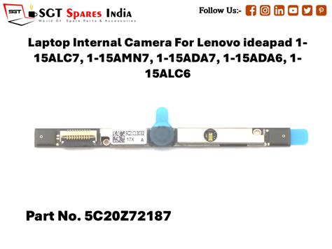 Laptop Camera For Lenovo ideapad 1-15ALC7, 1-15AMN7, 1-15ADA7, 1-15ADA6 ...