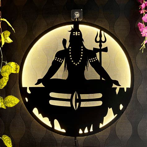 Home Decor: Mahadev Shiv Ji Wall Decor / Night Lights – HomePine