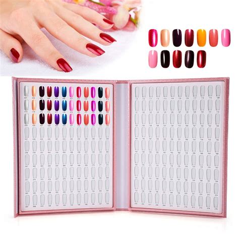 216 Colors Nail Art Display Stand, Nail Gel Colors Cards Nail Polish ...