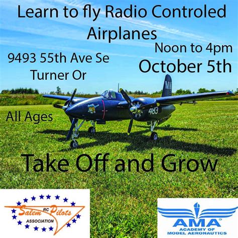 Learn to Fly RC Airplanes, Salem RC Pilots Association, Turner, 5 ...