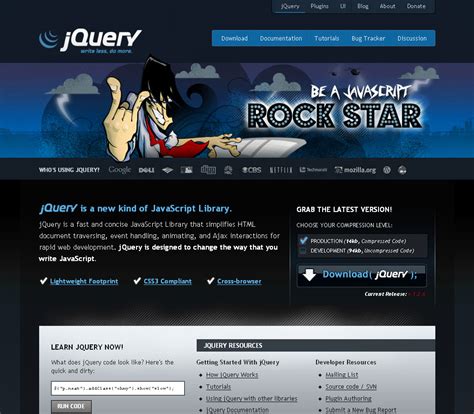 Image result for jQuery JavaScript Homepage