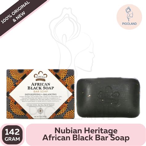 Jual Nubian Heritage African Black Bar Soap with Oats and Aloe Vera 5 oz | Shopee Indonesia