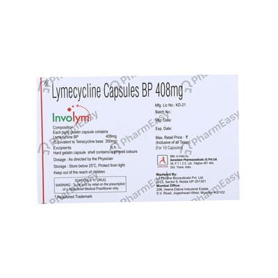Involym 408 MG Capsule (10): Uses, Side Effects, Price & Dosage | PharmEasy
