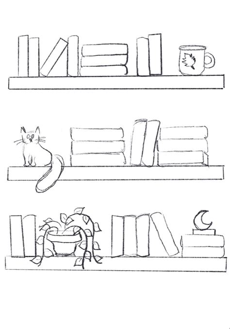 Image result for Easy Drawing of Library