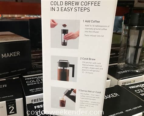 Takeya Cold Brew Coffee Maker Brew & Store Set | Costco Weekender