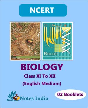 NCERT-Biology Class XI To XII-Combo Set-English Medium-Notesindia
