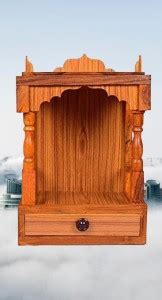 WOODWAVE WOODEN TEMPEL 521587 Solid Wood Home Temple Price in India ...