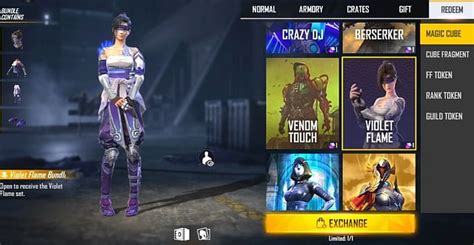 5 rarest Free Fire Magic Cube bundles in June 2022