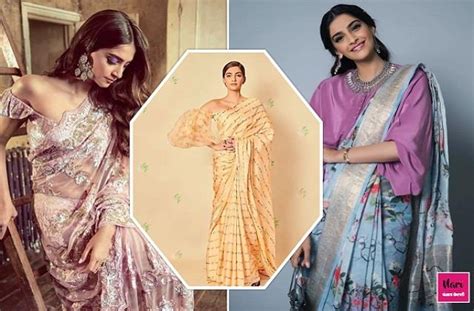 साड़ियों की दीवानी फैशन Diva सोनम कपूर, देखें 10 बेस्ट साड़ी कलेक्शन ...