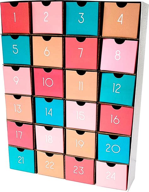 Fill-Your-Own DIY Countdown Box/Advent Calendar Minimalist Modern by ...
