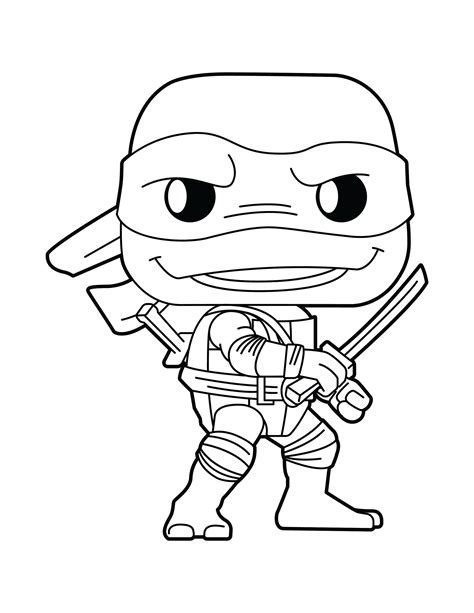 Girl Ninja Turtles Coloring Pages