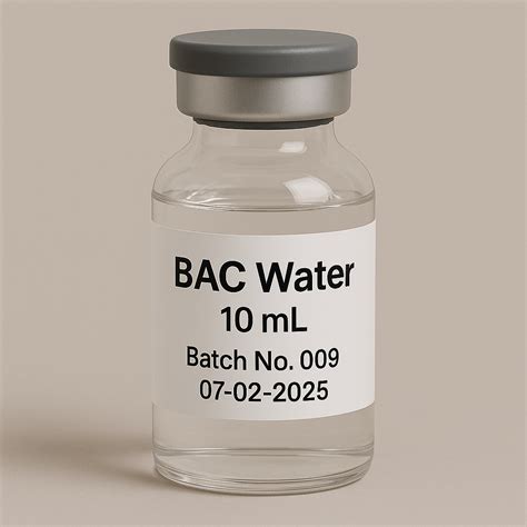 BAC water 10ml vial - RCpeptides