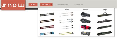 CSS Nav Menu 的图像结果
