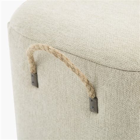 Buy Demy Textured Ottoman - Set Of 2 Pcs - Beige from Home Centre at ...