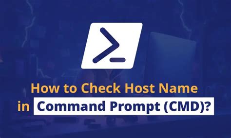 How to Check Host Name in Command Prompt (CMD)?