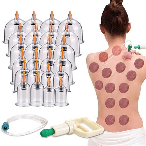 Cupping Therapy Sets Chinese Cupping Cupping Vacuum Suction 24 Cups ...