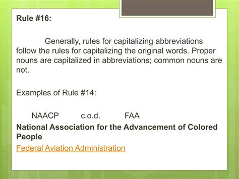 Rules of abbreviations | PPTX