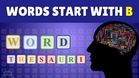 Words start with B - WordThesauri
