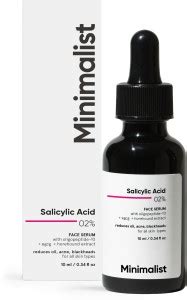 Minimalist Salicylic Acid Serum 2% for Acne, Blackheads & Open Pores ...