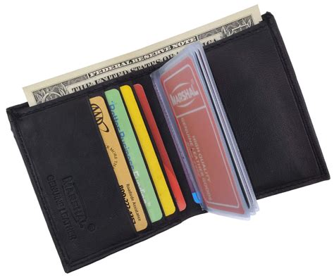 Mens Lamb Leather Credit Card Holder Wallet 1151 - menswallet