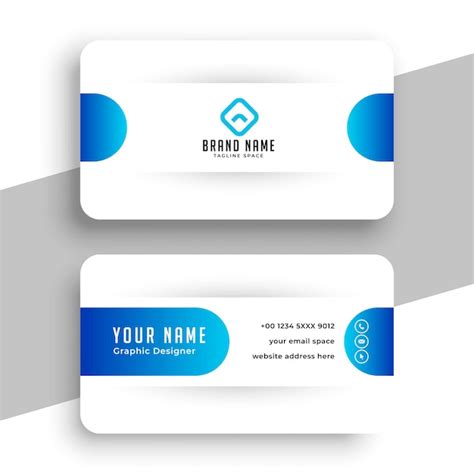 Calling Card Design Blue 的图像结果