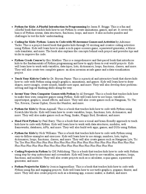 Image result for Python Programming Books for Kids