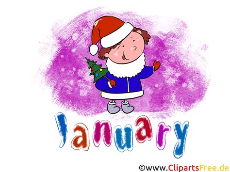 January Free Clip Art at genkaneblog Blog