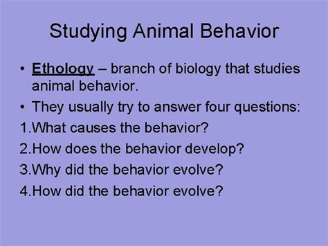 Image result for Methods of Animal Behavior Overview