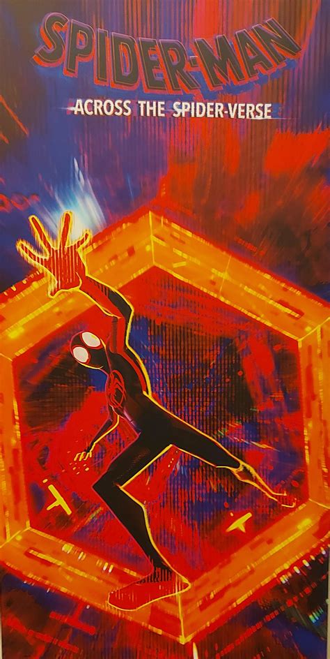 Passed by this poster today of Across the Spider Verse. What do you ...