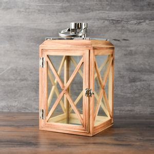 Buy Yates Wooden Lantern (Large) - Home Artisan