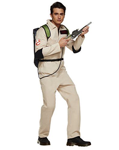 Buy Spirit Halloween Men's Ghostbusters One Piece Costume | Officially ...