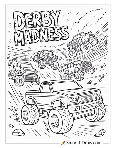 67 Monster Truck Coloring Pages