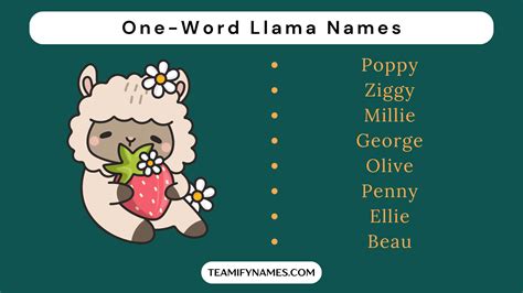 600+ Names for Llamas That Are Funny, Cute & Totally Unique – Teamify Names
