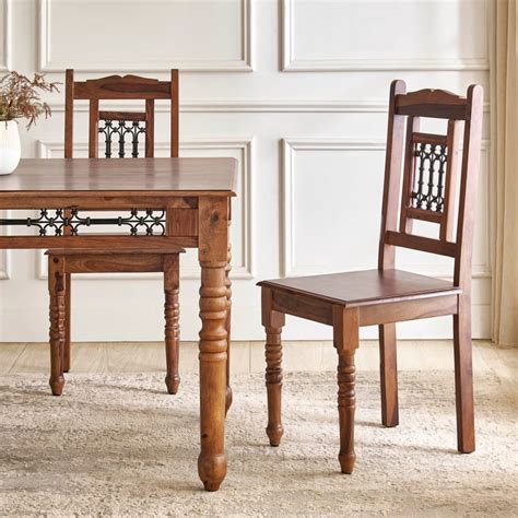 Buy Kian NXT Set of 2 Sheesham Wood Dining Chairs - Brown from Home ...